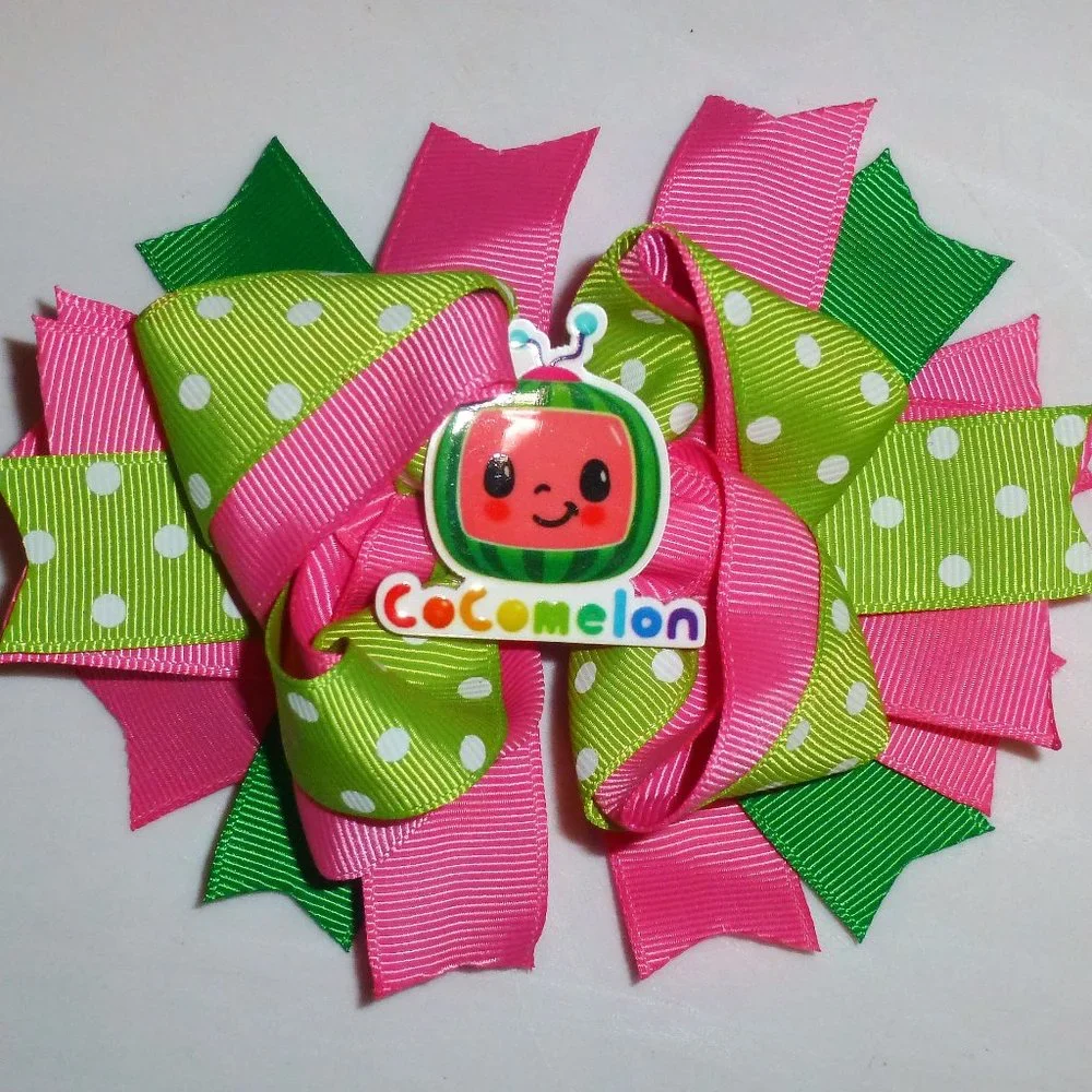 Cocomelon Girls 5-Inch Hair Bow Clip